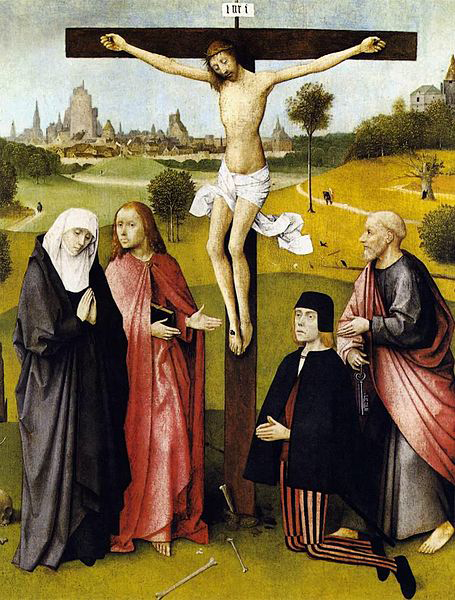 Crucifixion with a Donor